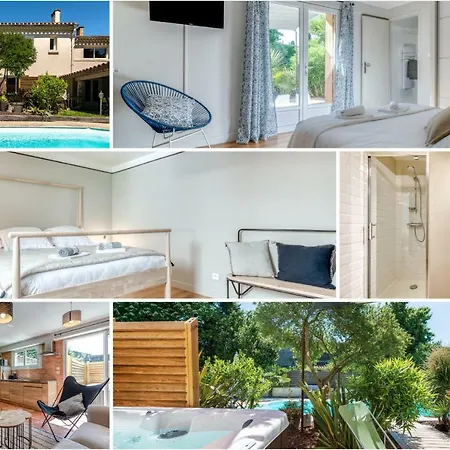 L'or Azur, Jacuzzi Prive Et Piscine Chauffee